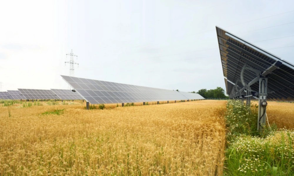 Landschaft unter Strom
