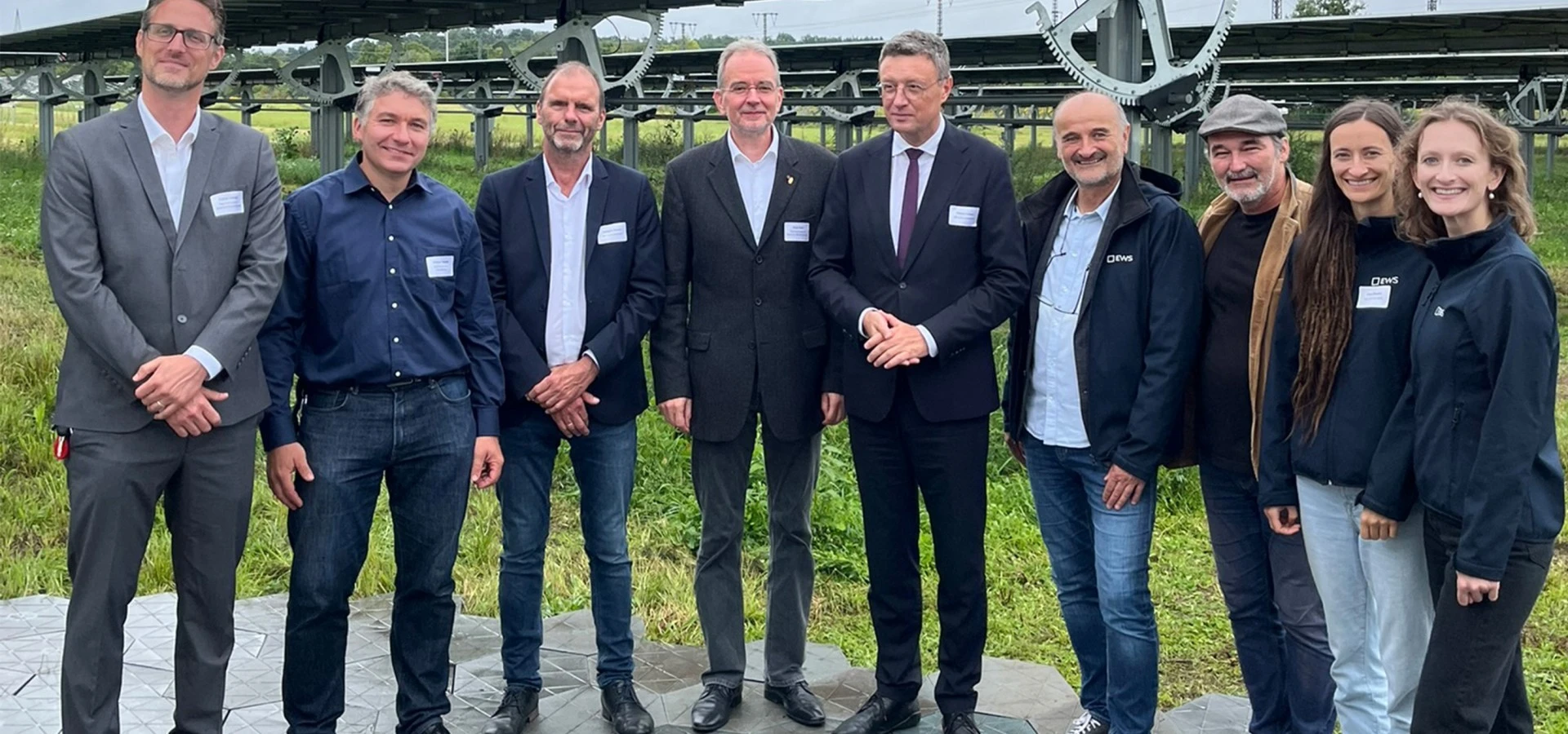 Feierliche Einweihung des EWS Sonnenfeldes Potsdam