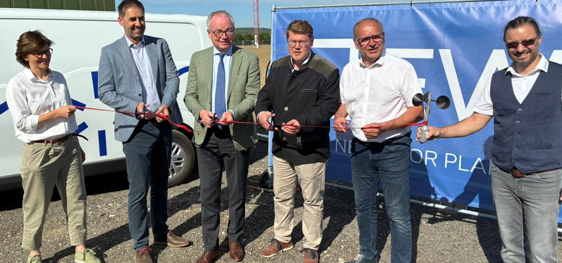 Eröffnung 200m Verifikationsmast in Stetteldorf am Wagram