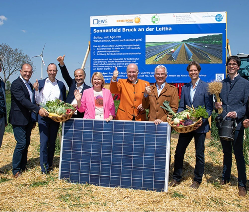 Spatenstichfeier EWS Sonnenfeld Bruck/Leitha, am 03. Mai 2022