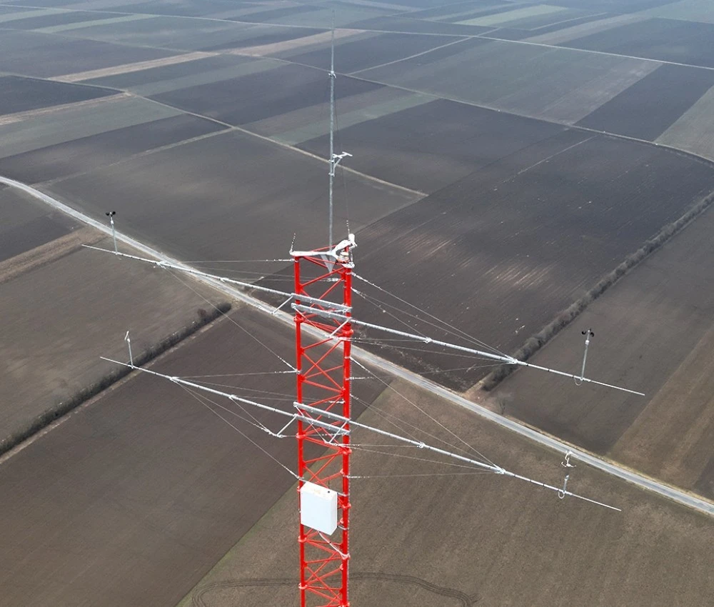 200 Meter Verifikationsmast, Top, Stetteldorf