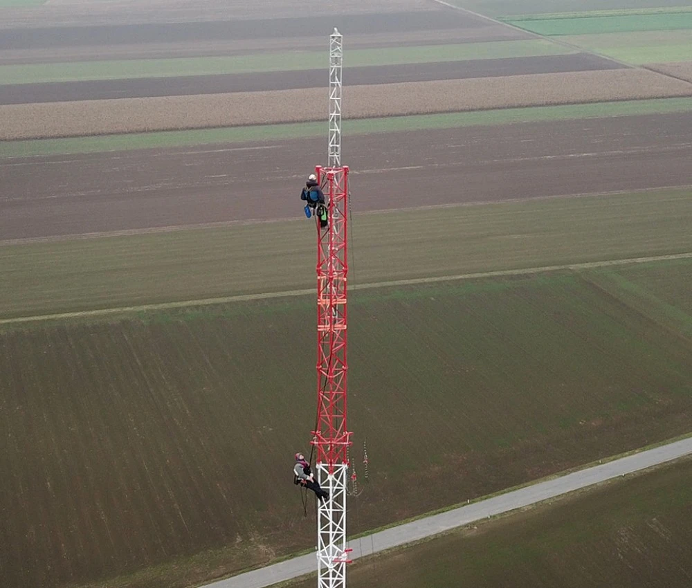 Verifikationsmast, Kletterer, Stetteldorf