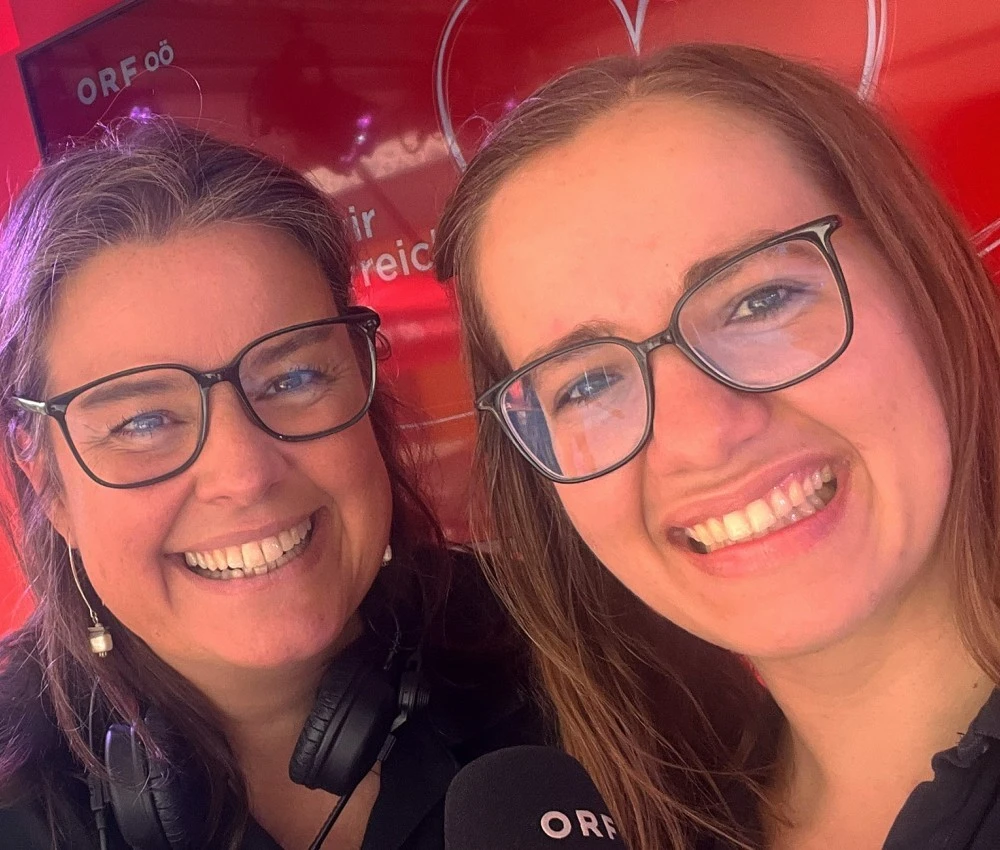 ORF Moderatorin Conny Deutsch und Eva Kern von EWS